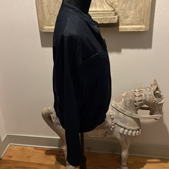 Kathy‎ Ireland dark denim zip up jacket Sz M - Picture 5 of 8